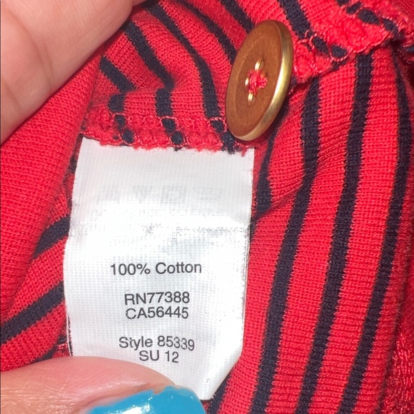 J. Crew Red and Black Striped Cardigan - Picture 4 of 6